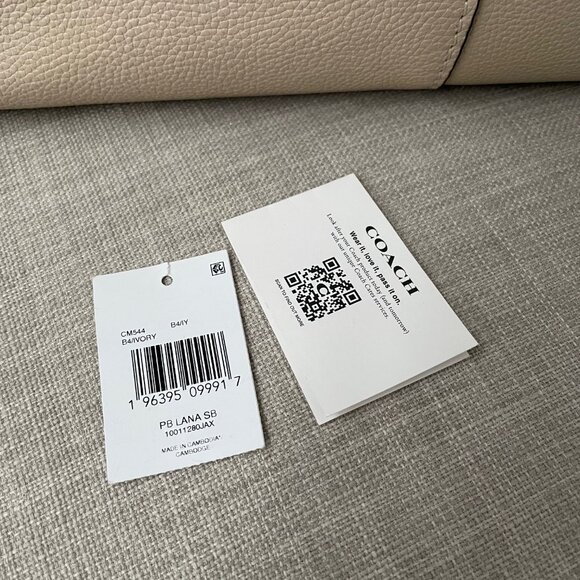 Coach Lana Shoulder Bag Chalk - Picture 12 of 16